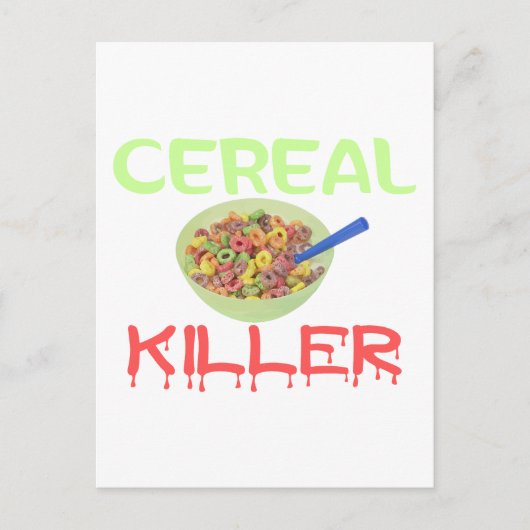 Cereal Killer Briefkaart (Voorkant)