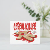 Cereal Killer Briefkaart (Staand voorkant)