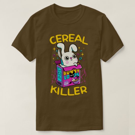 Cereal Killer Bunny van Tobe Fonseca T-shirt (Design voorkant)