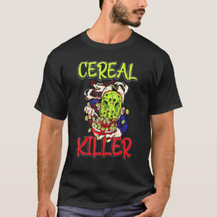 Cereal Killer Food Pun Humor Costume Halloween T-shirt