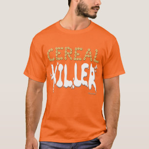Cereal Killer Funny Breakfast Cereal Lover Oranje T-shirt