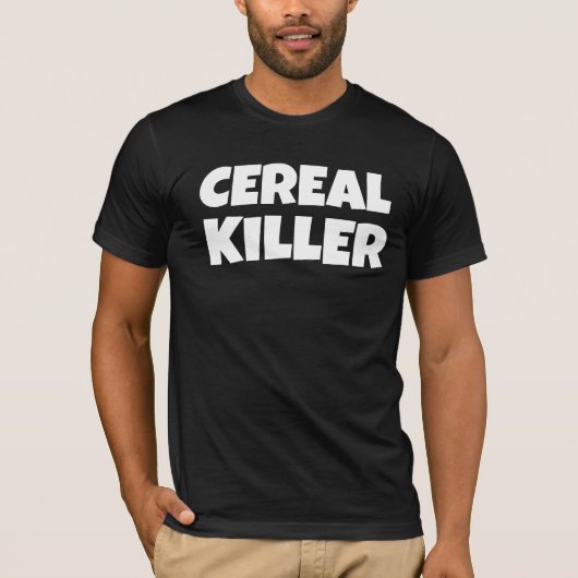 CEREAL KILLER Grappig T-shirt (Voorkant)