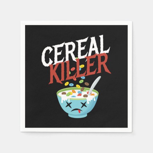 Cereal Killer Halloween Costume Monster Servet (Voorkant)