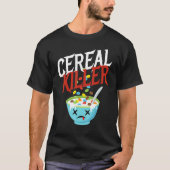 Cereal Killer I Costume Breakfast Cereal Halloween T-shirt (Voorkant)