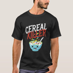 Cereal Killer I Costume Breakfast Cereal Halloween T-shirt