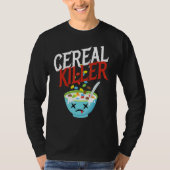 Cereal Killer I Costume Breakfast Cereal Halloween T-shirt (Voorkant)