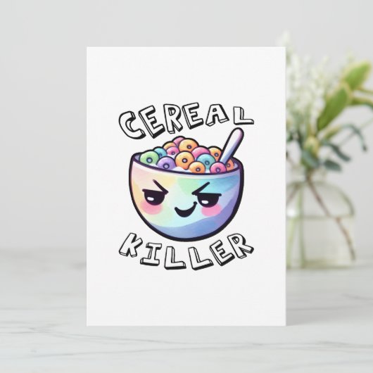 Cereal Killer Kaart (Staand voorkant)