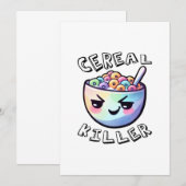 Cereal Killer Kaart (Voorkant / Achterkant)