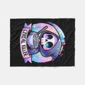 Cereal Killer Ontbijt Cereal Bowl Cereals Skull Fleece Deken (Voorkant (Horizontaal))