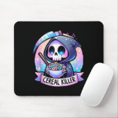 Cereal Killer Ontbijt Cereal Bowl Cereals Skull Muismat (Met muis)