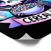 Cereal Killer Ontbijt Cereal Bowl Cereals Skull Poster (Hoek)
