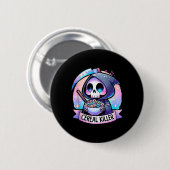 Cereal Killer Ontbijt Cereal Bowl Cereals Skull Ronde Button 5,7 Cm (Voorkant /achterkant)