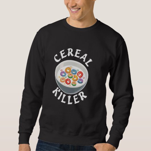 Cereal Killer Ontbijt Graanschaal Trui (Voorkant)