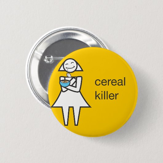 Cereal Killer Ronde Button 5,7 Cm (Voorkant /achterkant)