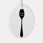 Cereal Killer Spoon Keramisch Ornament (Rechts)