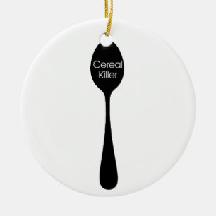Cereal Killer Spoon Keramisch Ornament