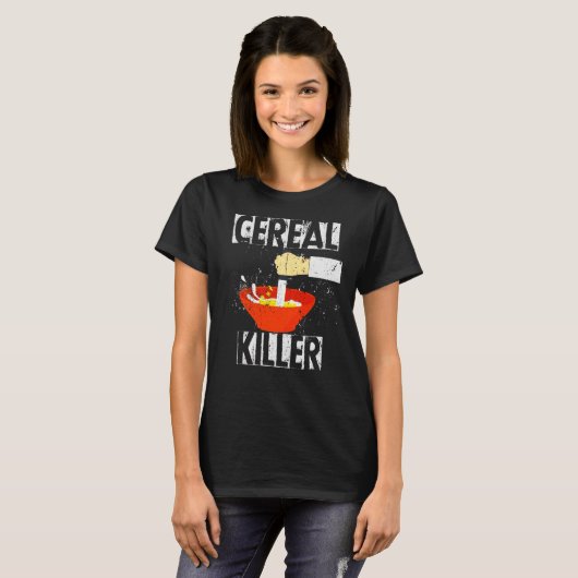 Cereal Killer T-Shirt voor mannen en vrouwen (Voorkant volledig)