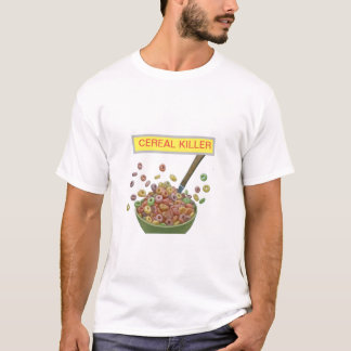 Cereal Killer thema ontwerp T-Shirt