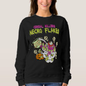 Cereal Killer Zombies Horror Pun Cereal Food Theme Trui (Voorkant)