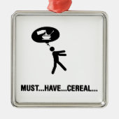 Cereal Lover Metalen Ornament (Voorkant)