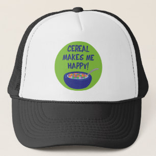 Cereal maakt me gelukkig trucker pet