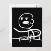 Cereal Meme Guy Briefkaart (Voorkant / Achterkant)