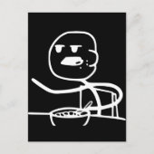 Cereal Meme Guy Briefkaart (Voorkant)