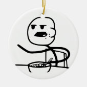 Cereal Meme Guy Keramisch Ornament (Voorkant)