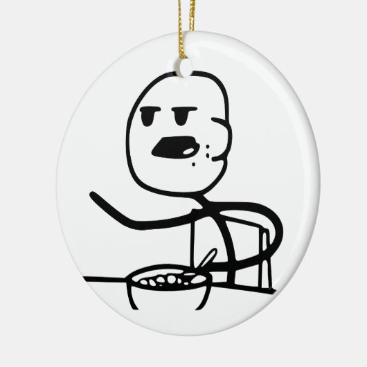 Cereal Meme Guy Keramisch Ornament (Links)