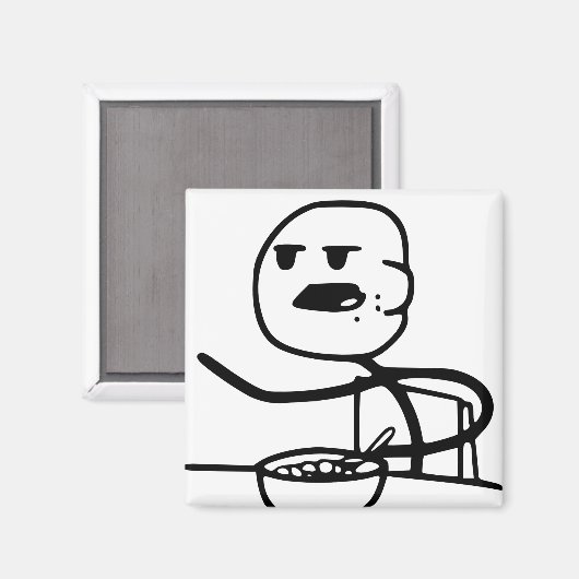 Cereal Meme Guy Magneet (Voorkant / Achterkant)