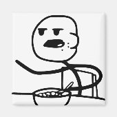Cereal Meme Guy Magneet (Voorkant)