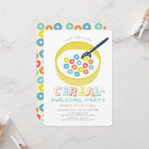Cereal-sly Geweldige Gele Graanreepjes Kinderverja Kaart