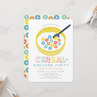 Cereal-sly Geweldige Gele Graanreepjes Kinderverja Kaart