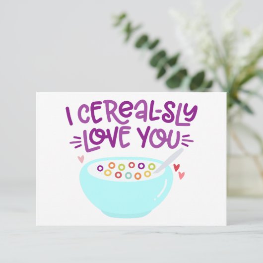 CEREAL-SLY houdt van je Kaart (Staand voorkant)