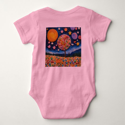 CerealKillerCutie Vibes - Lucky Charms Marshmallow Romper (Achterkant)