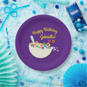 Cerealschaal Kinderen Slapfeest Verjaardagsfeestje Papieren Bordje (Feest)