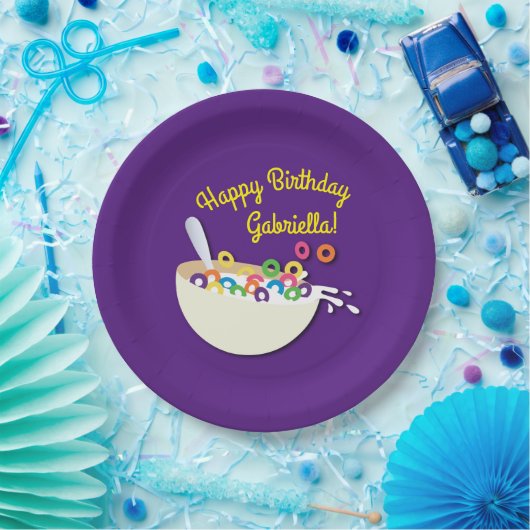 Cerealschaal Kinderen Slapfeest Verjaardagsfeestje Papieren Bordje (Feest)