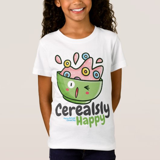 Cerealsly Happy T-shirt (Voorkant)