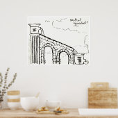 Cerebral Aqueduct print (Keuken)