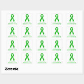 Cerebral Palsy Advocate White Square Sticker (Vel)