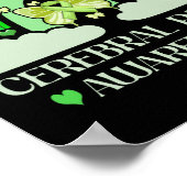 Cerebral Palsy Awareness Bleaching Rainbow Boho Poster (Hoek)