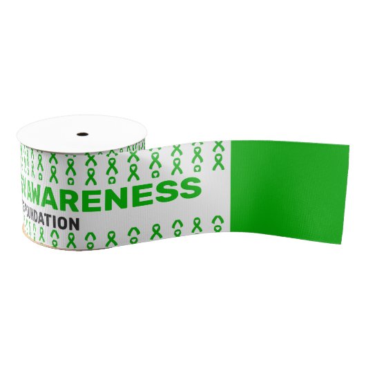Cerebral Palsy Awareness Pattern Ribbon Grosgrain Lint (Spoel)