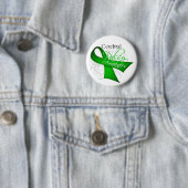 Cerebral Palsy Awareness Ribbon Ronde Button 5,7 Cm (In situ)