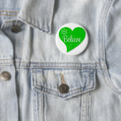 Cerebral Palsy Believe Heart Ronde Button 5,7 Cm (In situ)