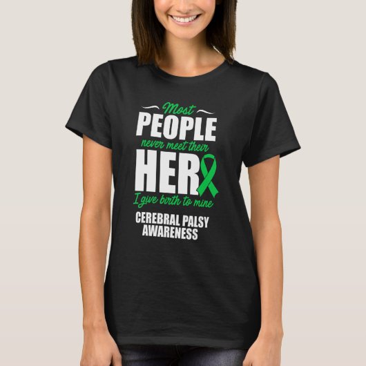 Cerebral Palsy Cp Awareness Hero Warrior Survivor T-shirt (Voorkant)