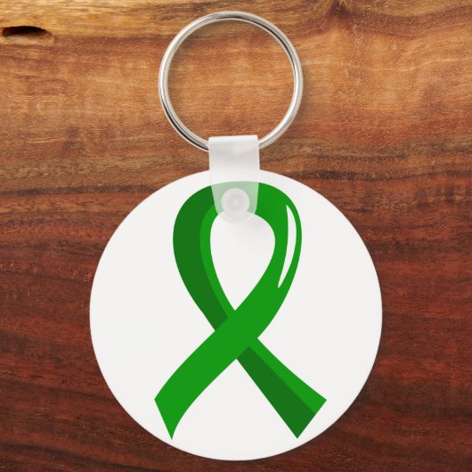 Cerebral Palsy Green Ribbon 3 Sleutelhanger (Voorkant)