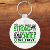Cerebral Palsy hoe sterk we zijn Sleutelhanger (Voorkant)
