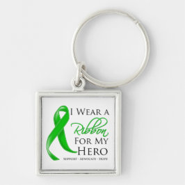 Cerebral palsy ik Draag een lint voor mijn helm Sleutelhanger