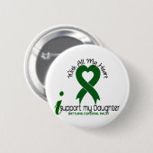 Cerebral Palsy Ik steun mijn dochter Ronde Button 5,7 Cm (Voorkant /achterkant)