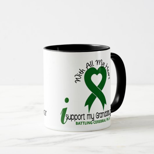 Cerebral Palsy Ik steun mijn kleindochter Mok (Voorkant rechts)